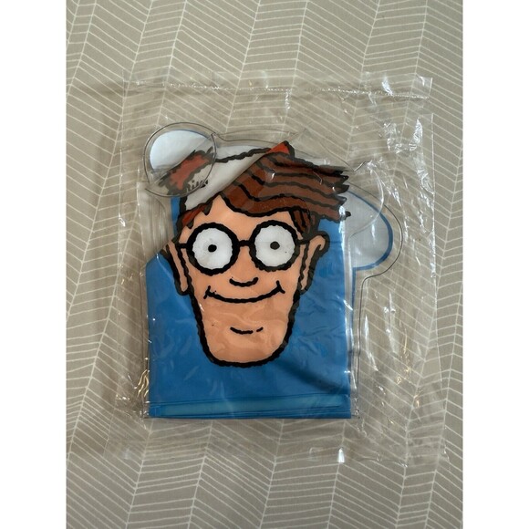Plastic vintage 1991 Where’s Waldo ? Bifold Pictures Wallet Sealed - Picture 4 of 4